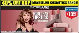 Chemist Warehouse Maybelline Serum Lipstick Assorted Variants offer