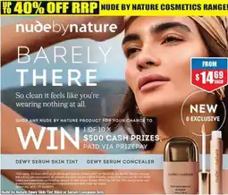 Chemist Warehouse Nude by Nature Dewy Skin Tint or Serum Concealer offer