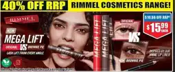 Chemist Warehouse Rimmel Thrill Seeker Mega Lift Mascara Assorted Variants offer