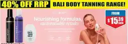 Chemist Warehouse Bali Body Tanning Range offer