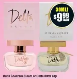 Chemist Warehouse Delta Goodrem Bloom or Delta offer