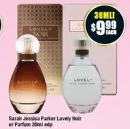 Chemist Warehouse Sarah Jessica Parker Lovely Noir or Parfum offer