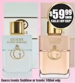 Chemist Warehouse Guess Iconic Sublime or Iconic offer