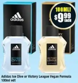 Chemist Warehouse Adidas Ice Dive or Victory League Vegan Formula offer
