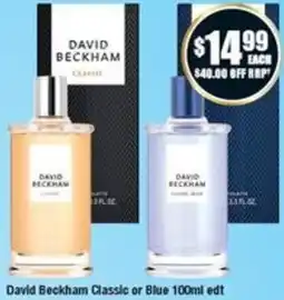 Chemist Warehouse David Beckham Classic or Blue offer