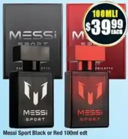 Chemist Warehouse Messi Sport Black or Red offer