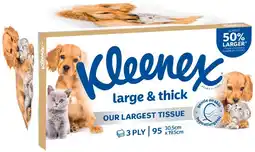 IGA Kleenex Large & Thick Facial Tissues offer