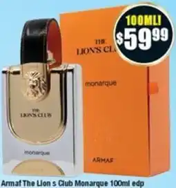 Chemist Warehouse Armaf The Lions Club Monarque offer