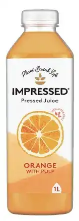 IGA Impressed Pressed Orange Juice Selected Varieties offer