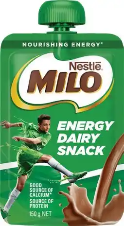 IGA Nestlé Milo Energy Dairy Snack Selected Varieties offer