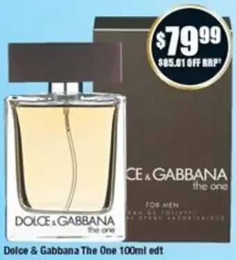 Chemist Warehouse Dolce & Gabbana The One offer