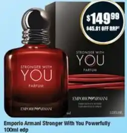 Chemist Warehouse Emporio Armani Stronger With You Powerfully offer