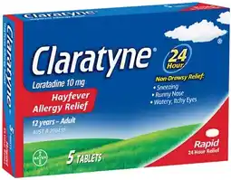 IGA Claratyne Hayfever Allergy Relief Tablets offer