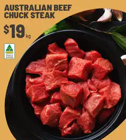 IGA Australian beef chuck steak offer