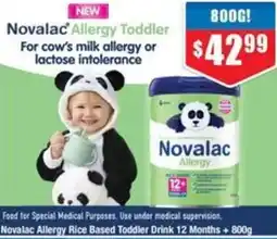 Chemist Warehouse Novalac Allergy Toddler offer