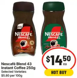 IGA Nescafé Blend 43 Instant Coffee offer