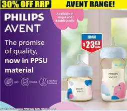 Chemist Warehouse Avent Natural Response PPSU Baby Bottle offer