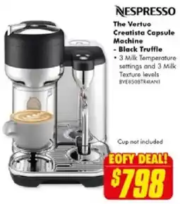 The Good Guys The Vertuo Creatista Capsule Machine offer