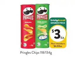 Foodworks Pringles Chips offer