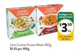 Foodworks Lean Cuisine Frozen Meals offer
