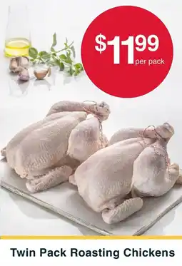 Australian Butchers Store Twin Pack Roasting Chickens offer