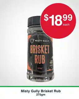 Australian Butchers Store Misty Gully Brisket Rub offer
