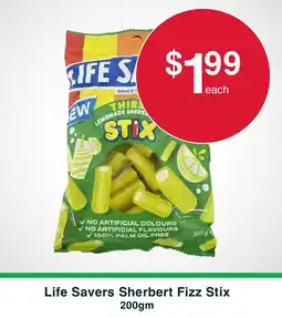 Australian Butchers Store Life Savers Sherbert Fizz Stix offer