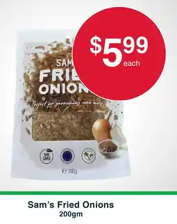 Australian Butchers Store Sams Fried Onions offer