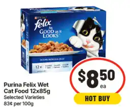 IGA Purina Felix Wet Cat Food offer