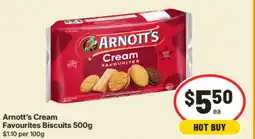 IGA Arnotts Cream Favourites Biscuits offer