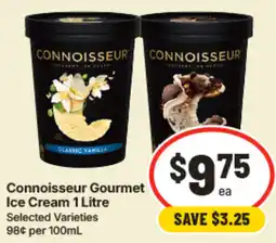 IGA Connoisseur Gourmet Ice Cream offer