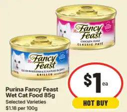 IGA Purina Fancy Feast Wet Cat Food offer