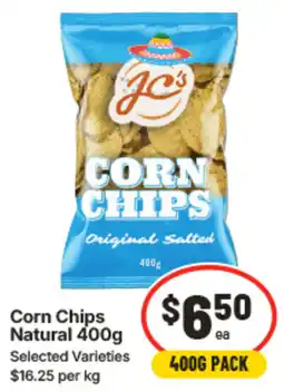 IGA Corn Chips Natural offer