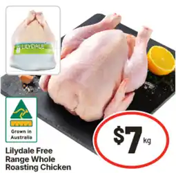 IGA Lilydale Free Range Whole Roasting Chicken offer