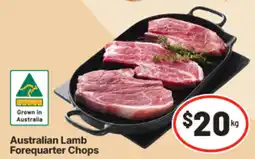 IGA Australian Lamb Forequarter Chops offer
