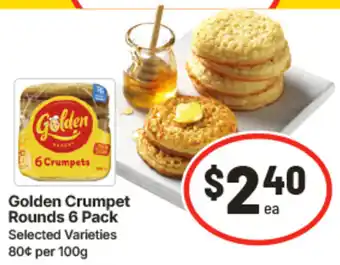 IGA Golden Crumpet Rounds offer