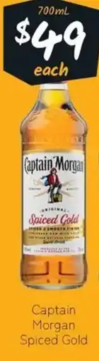 Cellarbrations Captain Morgan Spiced Gold offer
