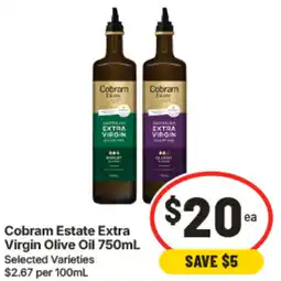 IGA Cobram Estate Extra Virgin Olive Oil offer