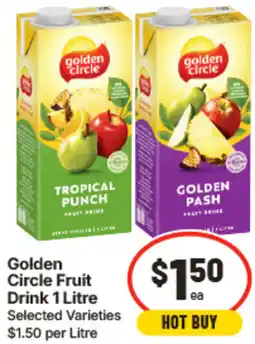 IGA Golden Circle Fruit Drink offer