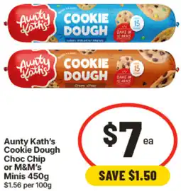 IGA Aunty Kaths Cookie Dough Choc Chip or M&Ms Minis offer