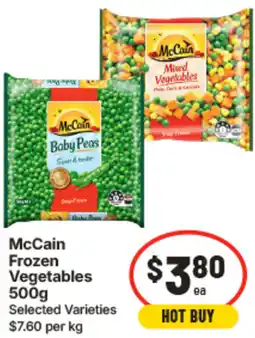 IGA McCain Frozen Vegetables offer