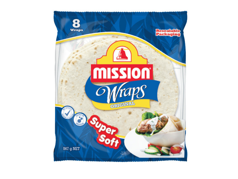 Mission wraps 6/8 pack offer at Foodworks