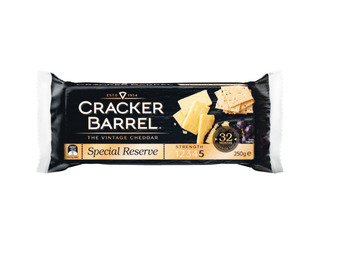 Foodworks Cracker barrel cheese block or slices 250g offer