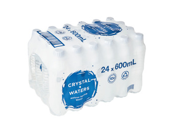 Foodworks Crystal waters natural spring water 24 pack x 600ml offer
