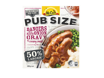 Foodworks Mccain man size meals 480/500g offer