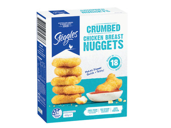 Foodworks Steggles chicken nuggets or fingers 400g offer