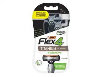 Foodworks Bic flex 4 sensitive hybrid razor 3 pack offer