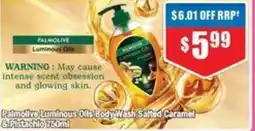 Chemist Warehouse Palmolive Luminous Oils Body Wash Salted Caramel & Pistachio offer