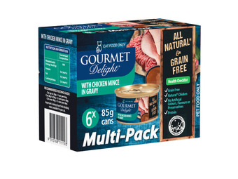 Foodworks Gourmet delight wet cat food 6 pack x 85g offer