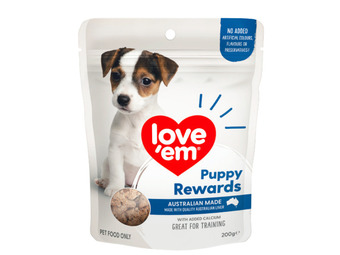 Foodworks Love ‘em jerky or puppy training treats 200g offer